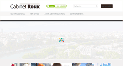 Desktop Screenshot of cabinet-roux.com
