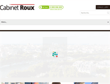 Tablet Screenshot of cabinet-roux.com